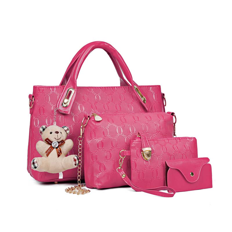 Damen vielseitiges 4-teiliges Handtaschen-Set