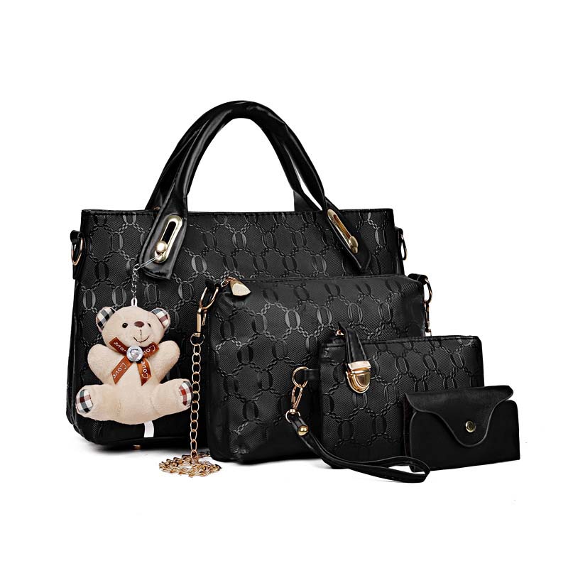 Damen vielseitiges 4-teiliges Handtaschen-Set