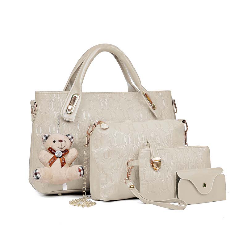 Damen vielseitiges 4-teiliges Handtaschen-Set