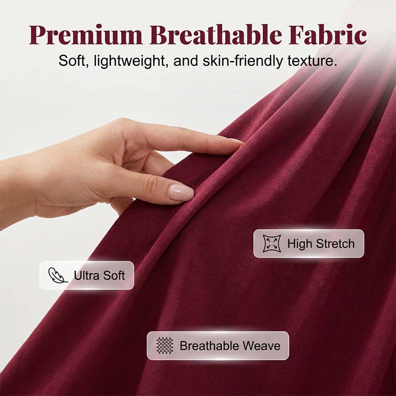 Damen V-Ausschnitt Cross-Front Faltenkleid
