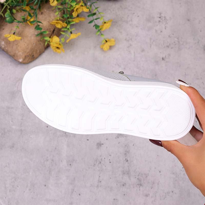 Damen atmungsaktive Mesh-Slip-On-Walking-Schuhe
