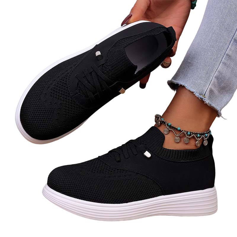 Damen atmungsaktive Mesh-Slip-On-Walking-Schuhe
