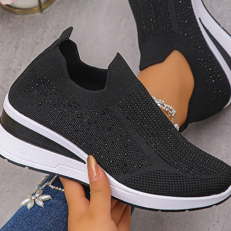 Damen atmungsaktive Strick-Wanderschuhe
