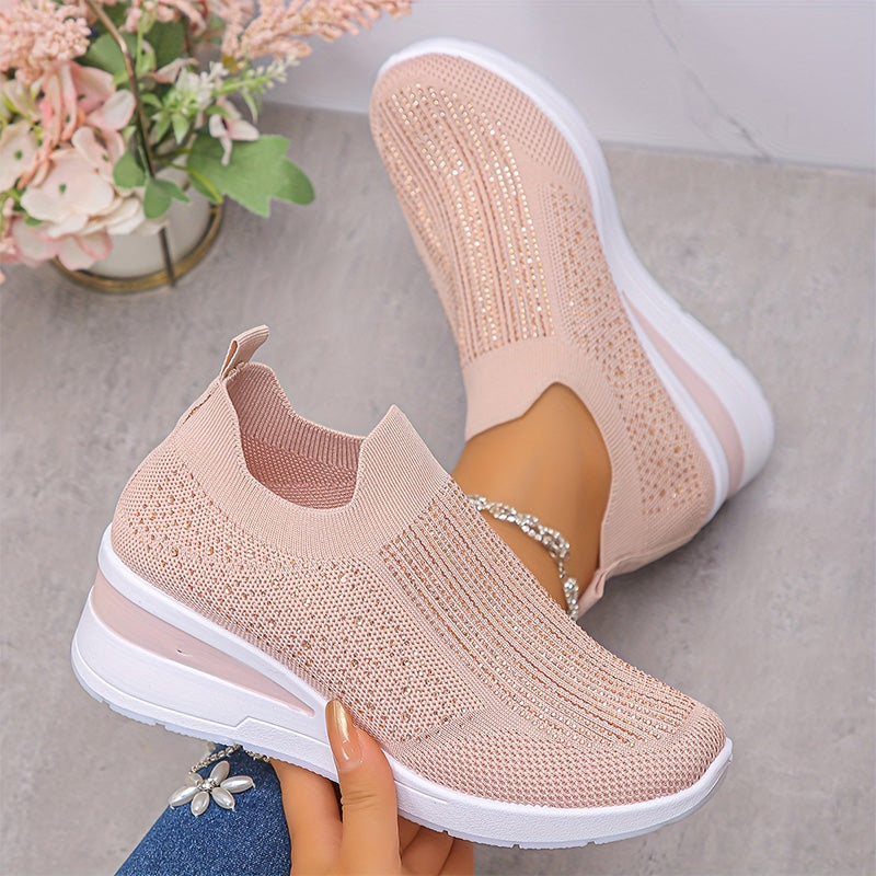 Damen atmungsaktive Strick-Wanderschuhe