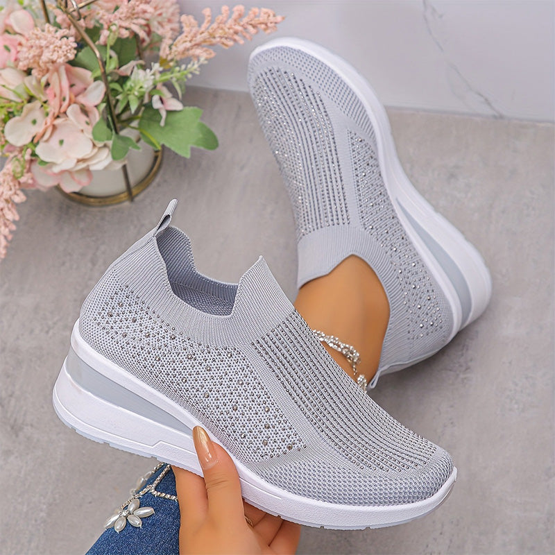 Damen atmungsaktive Strick-Wanderschuhe