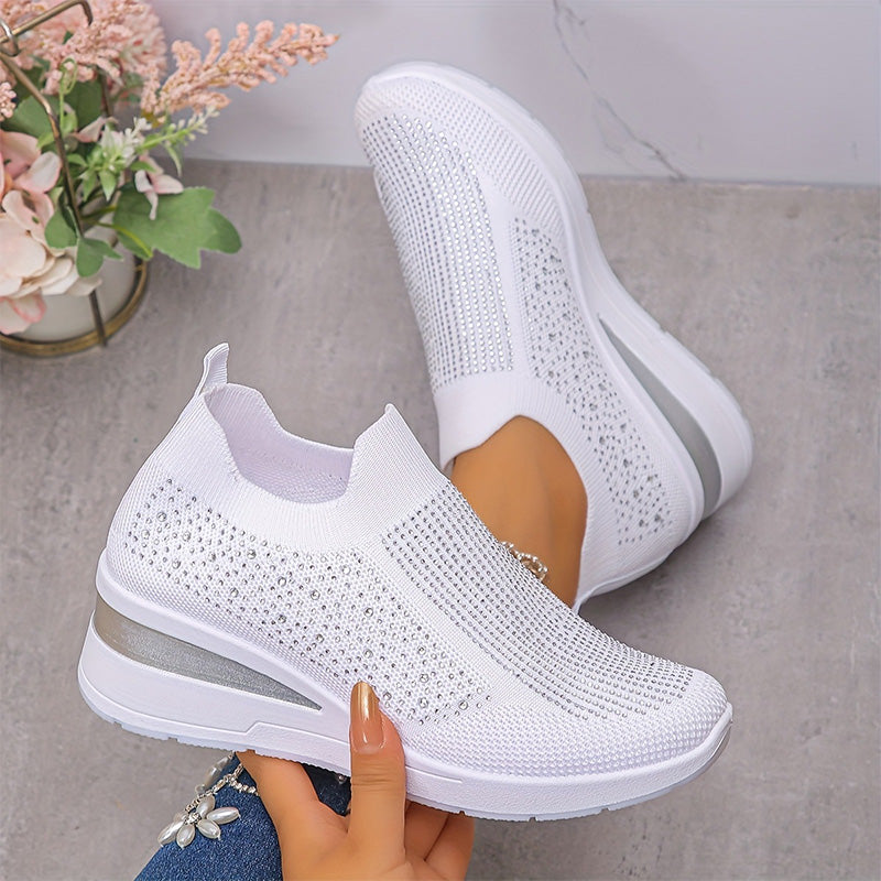 Damen atmungsaktive Strick-Wanderschuhe