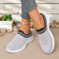 Damen atmungsaktive Mesh-Slip-On-Mule-Sneaker