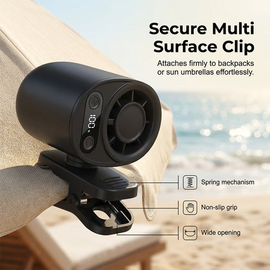 Miniatur Tragbarer Hals- und Tisch-USB-Ventilator