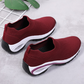 Damen Slip-On-Strick-Mesh-Laufschuhe