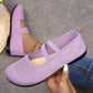 Damen Slip-On Atmungsaktive Flyknit Schuhe