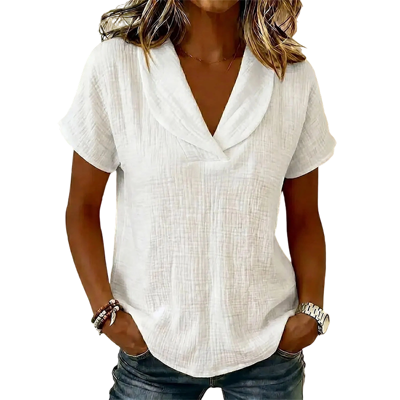 👕 Damen Loose Fit Knit Tee – luftig, bequem & vielseitig – perfekt für Alltag, Büro & Freizeit