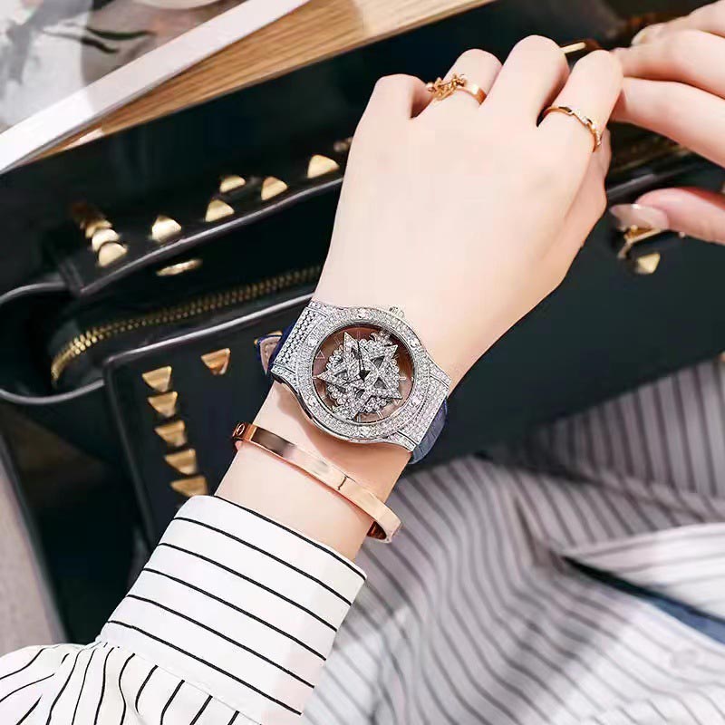 ⌚ ✨ Modische Damenuhr mit Rhinestone-Zifferblatt – Eleganter Stil, funkelnder Look & zeitloses Accessoire 🌟