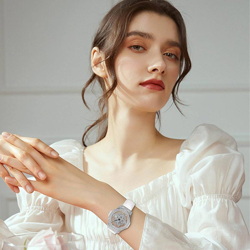 ⌚ ✨ Modische Damenuhr mit Rhinestone-Zifferblatt – Eleganter Stil, funkelnder Look & zeitloses Accessoire 🌟