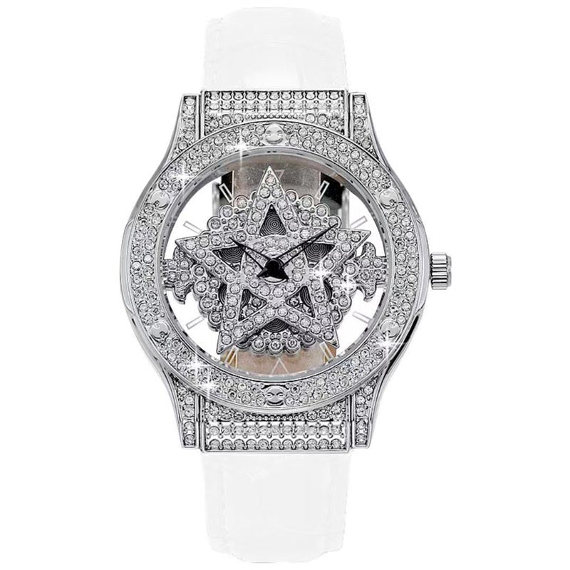 ⌚ ✨ Modische Damenuhr mit Rhinestone-Zifferblatt – Eleganter Stil, funkelnder Look & zeitloses Accessoire 🌟