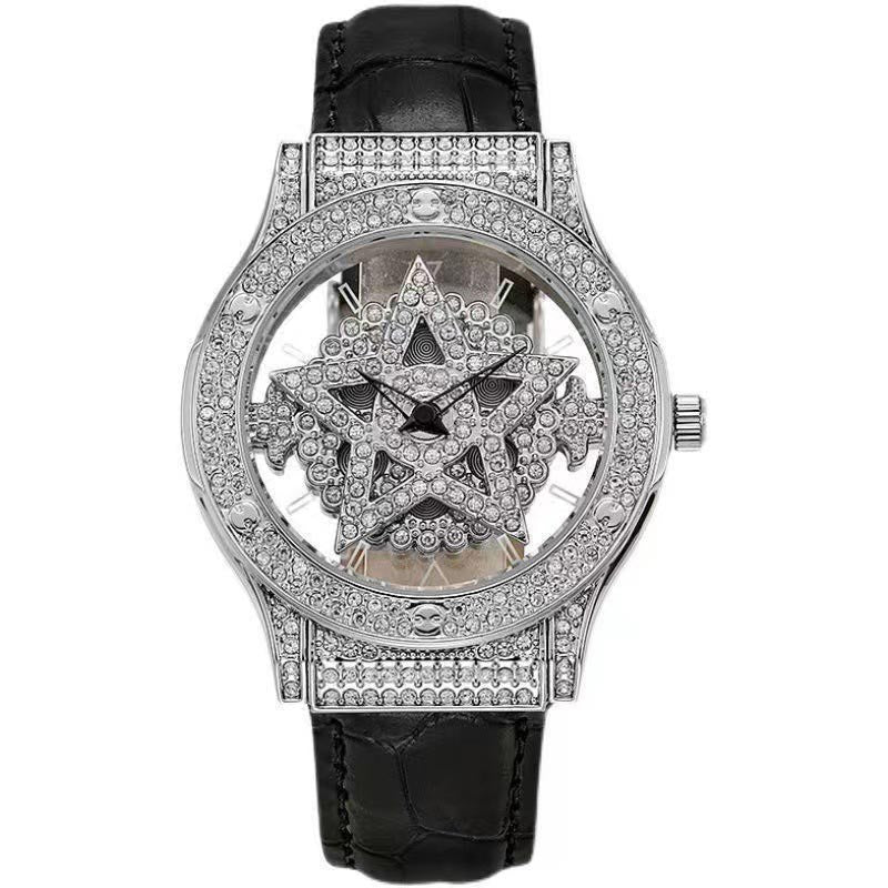 ⌚ ✨ Modische Damenuhr mit Rhinestone-Zifferblatt – Eleganter Stil, funkelnder Look & zeitloses Accessoire 🌟