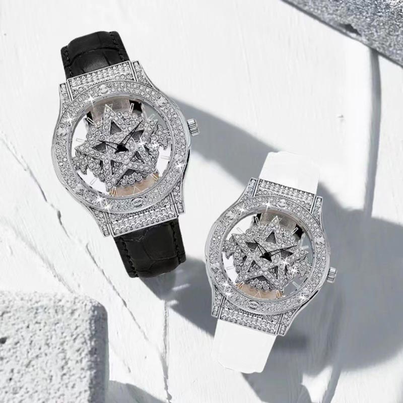 ⌚ ✨ Modische Damenuhr mit Rhinestone-Zifferblatt – Eleganter Stil, funkelnder Look & zeitloses Accessoire 🌟