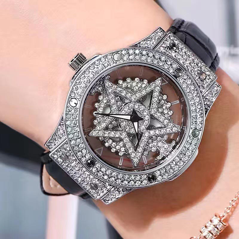 ⌚ ✨ Modische Damenuhr mit Rhinestone-Zifferblatt – Eleganter Stil, funkelnder Look & zeitloses Accessoire 🌟