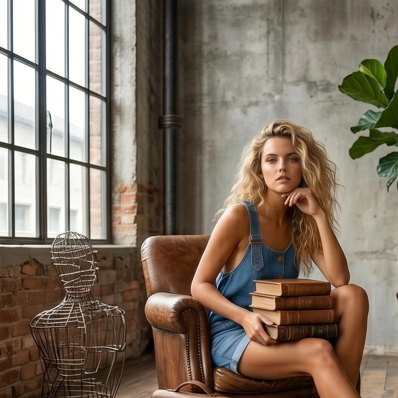 ✨Lässiger Jeans-Strampler für Damen