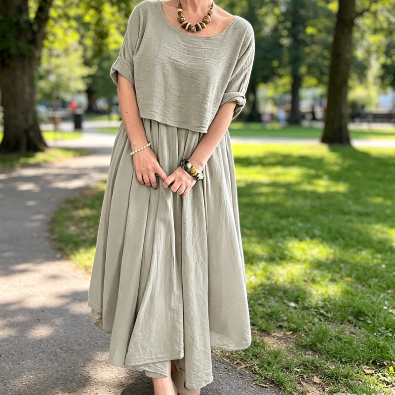 📊 Über 200.000 Verkäufe – Dankeschön mit 50% Rabatt! Neu eingetroffen💙Lässiges zweiteiliges Sommer-Rock-Set✨