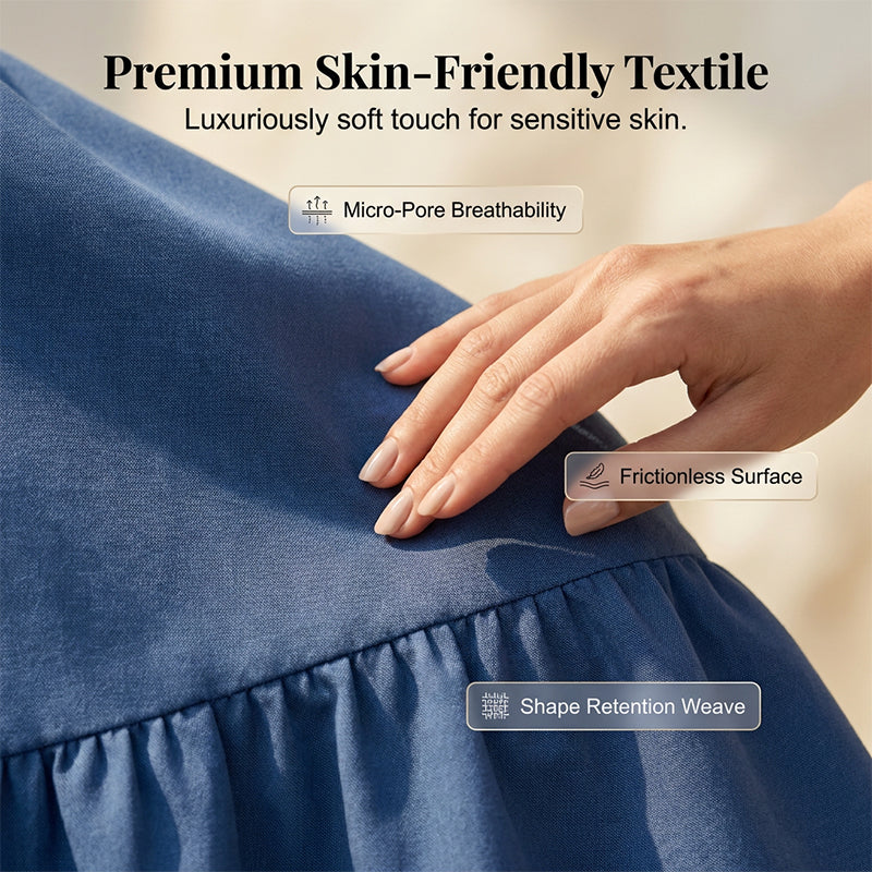 👗✨Elegantes Kleid aus gewaschenem Denim – Lässige Eleganz für jeden Tag💙