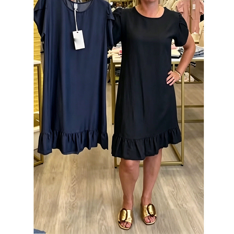 👗✨Elegantes Kleid aus gewaschenem Denim – Lässige Eleganz für jeden Tag💙