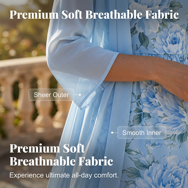 🌸👗Elegantes zweiteiliges Blumenkleid-Set für Damen – der perfekte Look für den Sommerurlaub✨