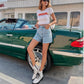 🩳 50% RABATT! ⏰ Neue Damen-Denim-Shorts – Hohe Taille & lockere Passform – Figurschmeichelnd & vielseitig – perfekt für Sommer, Strand oder Alltag ☀️✨
