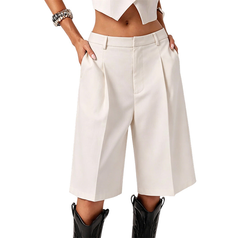 👖🌿 Damen-Bermudashorts in lockerer Passform – 55% RABATT! Bequeme Shorts, perfekte Länge – ideal für warme Tage & Freizeit. 🔥☀️