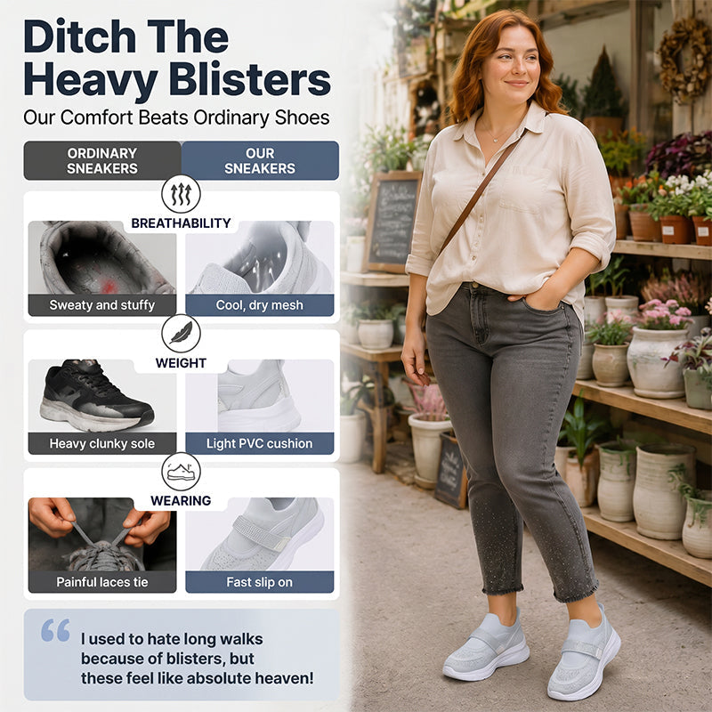 Atmungsaktive Mesh-Sneaker für Damen im Freizeitstil