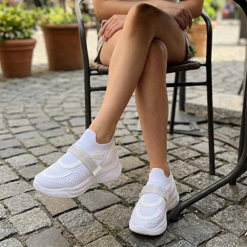 Atmungsaktive Mesh-Sneaker für Damen im Freizeitstil
