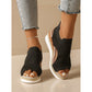 Atmungsaktive Plateau-Sandalen für Damen im Freizeitstil