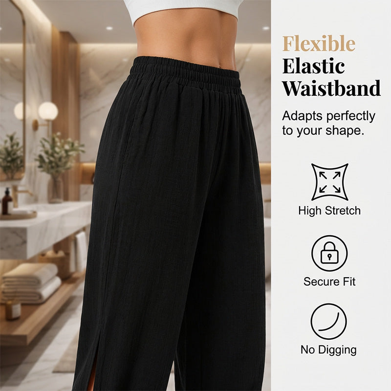 Caprihose für Damen mit elastischem Bund im Freizeitstil