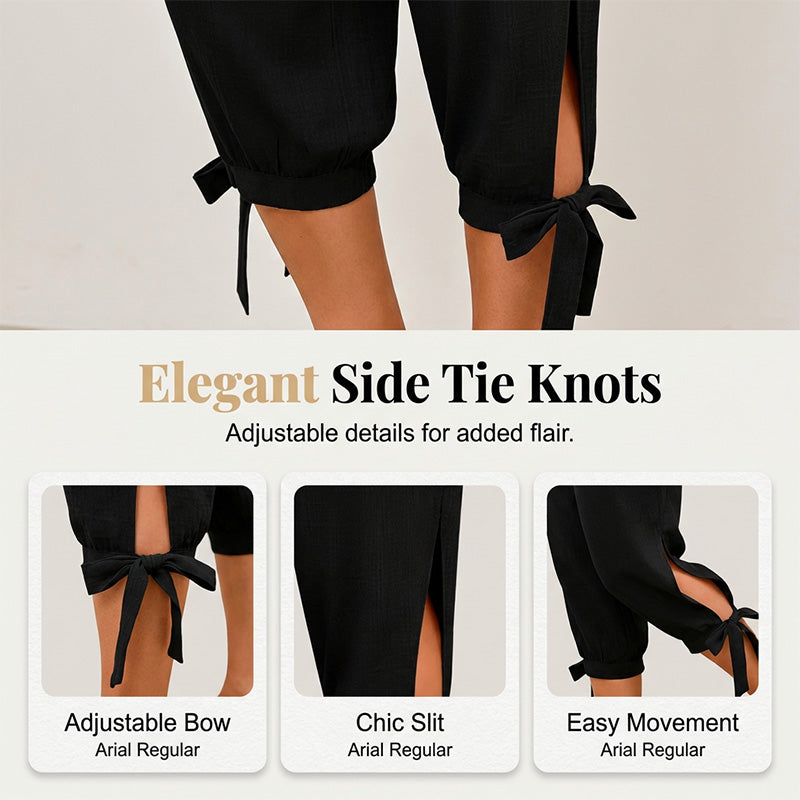Caprihose für Damen mit elastischem Bund im Freizeitstil