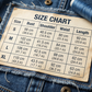 Damen Mesh-Patchwork-Denim-Oberteil