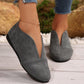 Damen V-Cut flache Schuhe