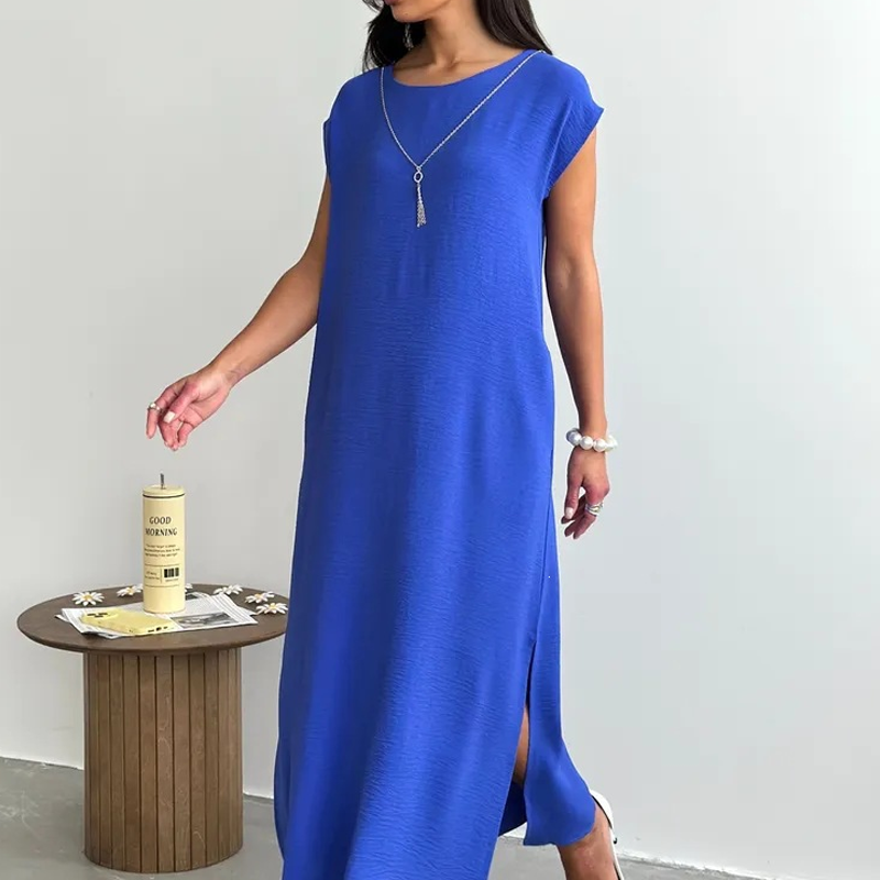 ⏰ Countdown läuft – 50% nur noch 3 Tage! Ärmelloses Sommerkleid mit Seitenschlitz für Damen