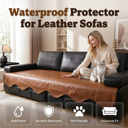 Wasserabweisender Kunstleder-Sitzbezug für Sofas