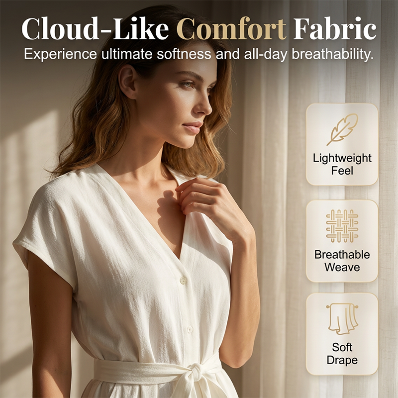 Damen V-Ausschnitt Weitbein-Jumpsuit mit Taillenschleife