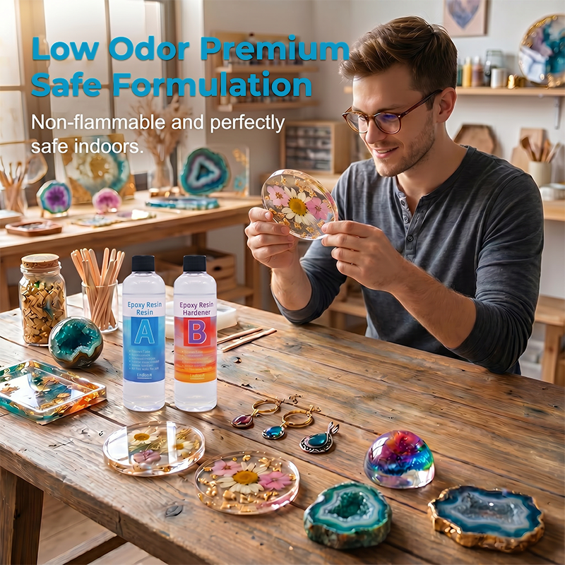 Kristallklares Epoxyharz Kit