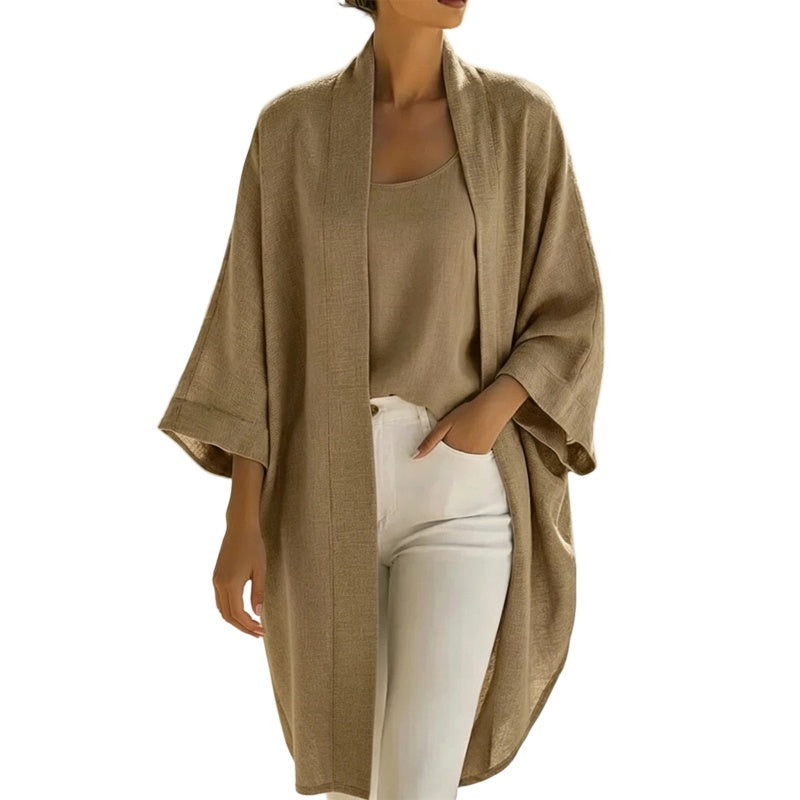 🌺2-teiliges Set aus Tanktop und Strickjacke für Damen