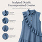👗Ärmelloses Sommerkleid für Damen mit Rüschen vorne