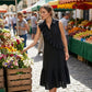 👗Ärmelloses Sommerkleid für Damen mit Rüschen vorne
