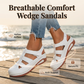 Atmungsaktive, bequeme Keilsandalen