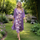 ⌛Zeitlich begrenztes Angebot – Midi-Kleid mit Blumenmuster für Damen