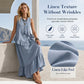 Ärmelloses Maxikleid mit Rüschen für Damen