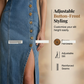 👗 Ärmelloses Maxikleid aus Denim mit V-Ausschnitt und Knopfleiste – lässiger Look, figurschmeichelnd & vielseitig – perfekt für Alltag, Strand & Freizeit