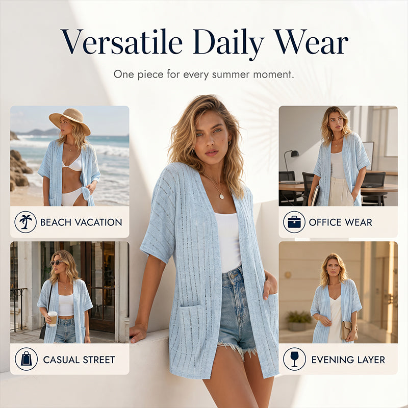 🔥Neuheiten & Sonderangebote – Leichte Sommer-Strickjacke für Damen