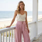 👖 ZEITLICH BEGRENZT 50% RABATT! ✨ Damen Hochbund Plissee Weites Bein Hose – Fließender Schnitt, Seitentaschen, Vielseitig 🌿