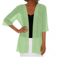 🌟Leichte transparente offene Strickjacke