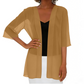 🌟Leichte transparente offene Strickjacke